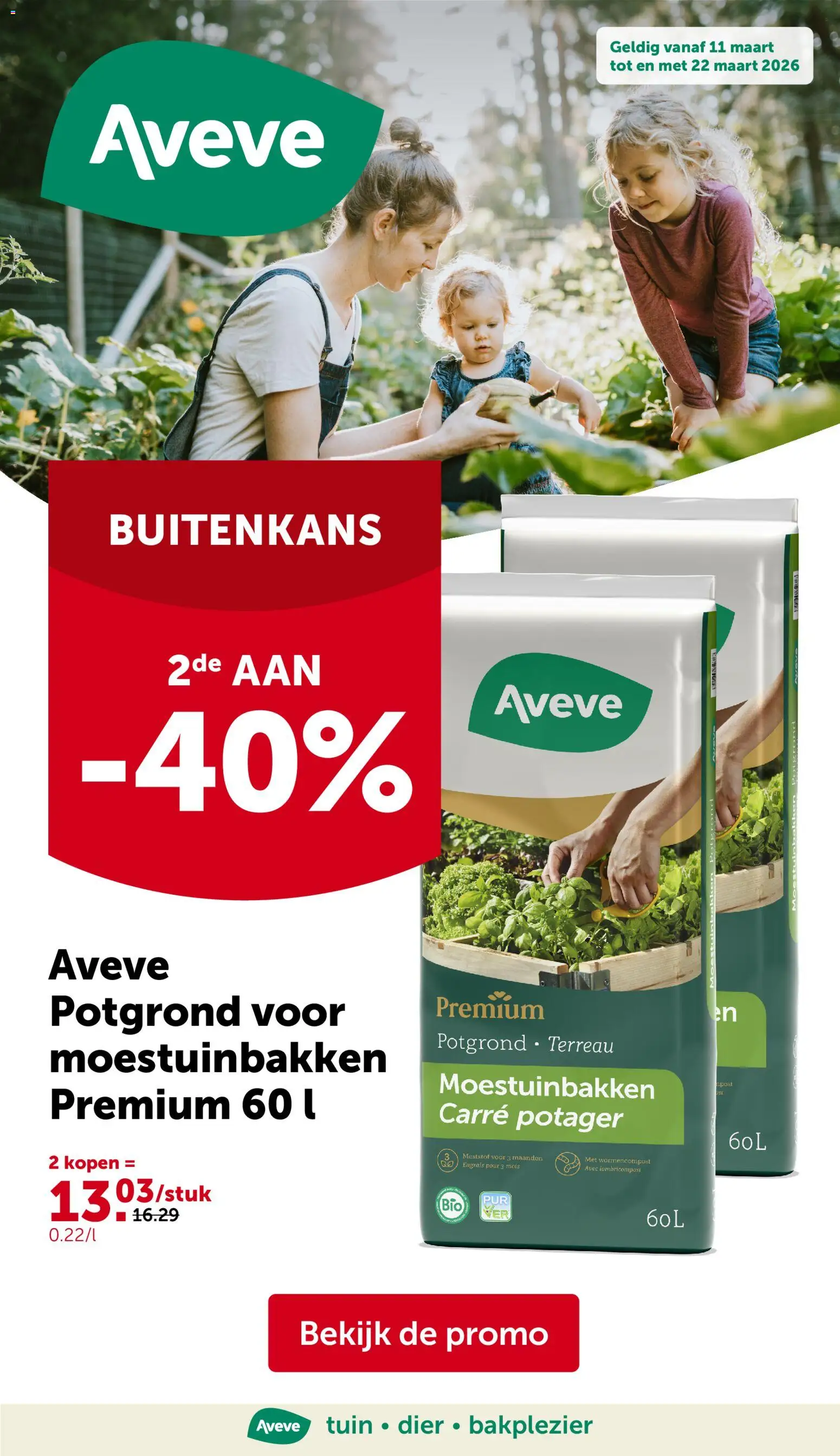 Voorbeeld van Aveve Folder van winkel Aveve geldig vanaf 11/03/2026