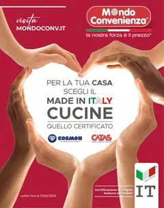 Anteprima dell'opuscolo Volantino Cucine dal negozio Mondo Convenienza valido da 01/09/2025