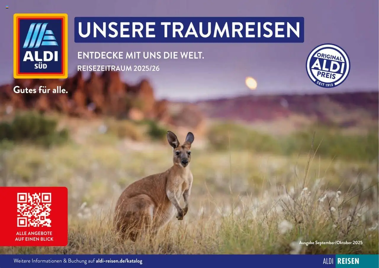 Aldi Reisen Unsere Traumreisen (vom 01.09.2025 - 31.10.2025)