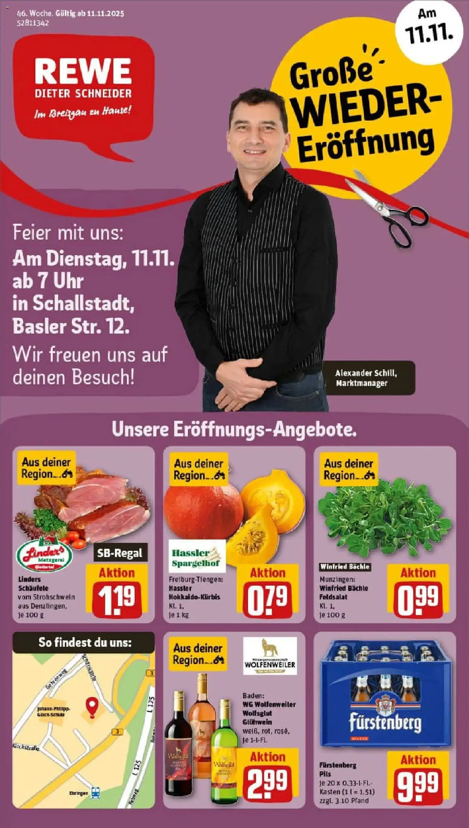 Vorschau von dem Prospekt des Geschäftes Rewe, gültig ab dem 10.11.2025