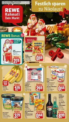 Vorschau von dem Prospekt des Geschäftes Rewe, gültig ab dem 01.12.2025