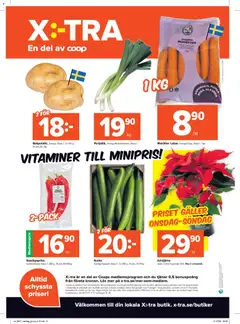 Förhandsgranska reklamblad Aktuella reklamblad Coop X:-TRA från butik Coop X:-TRA gäller från 17/11/2025 | Sida : 8
