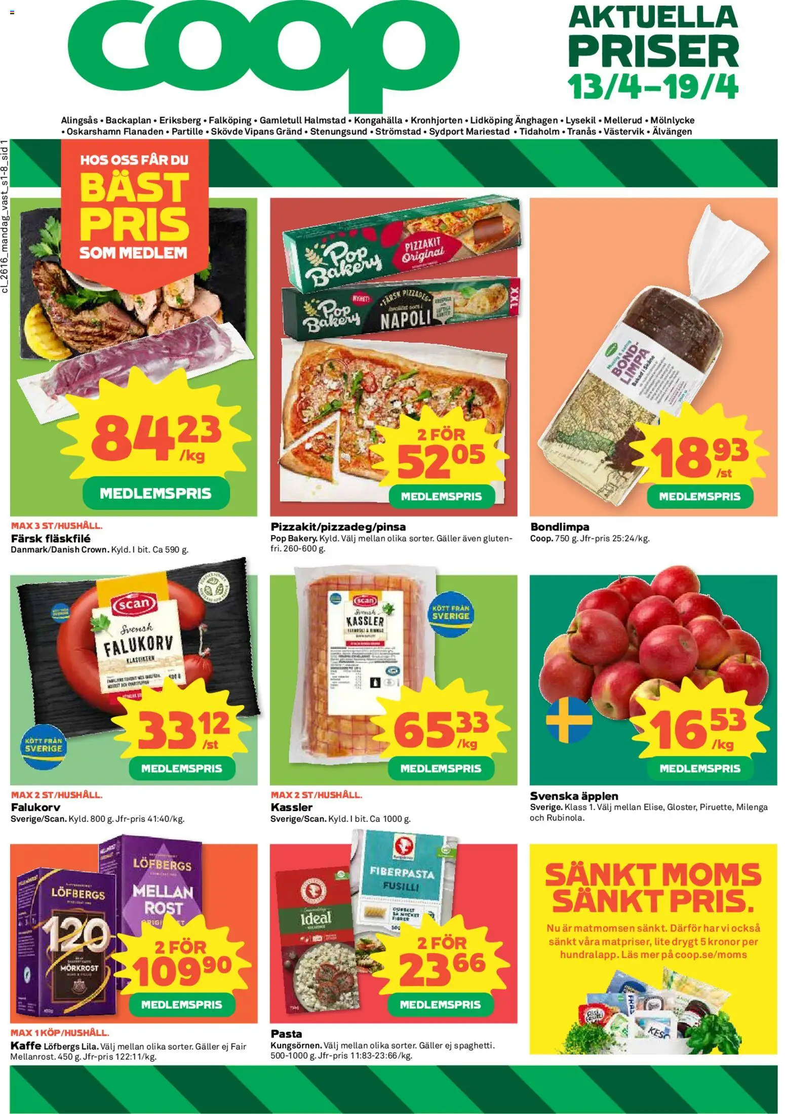 Förhandsgranska reklamblad Coop erbjudanden från butik Coop gäller från 13/04/2026