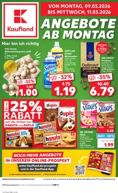 Vorschau von dem Prospekt des Geschäftes Kaufland, gültig ab dem 09.03.2026