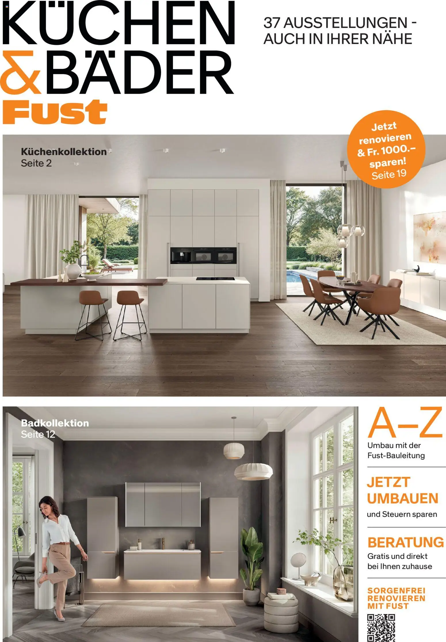 Vorschau des Merkblatts Fust aktionen Küchen- und Badezimmer vom Shop Fust gültig von 22.04.2026 bis 