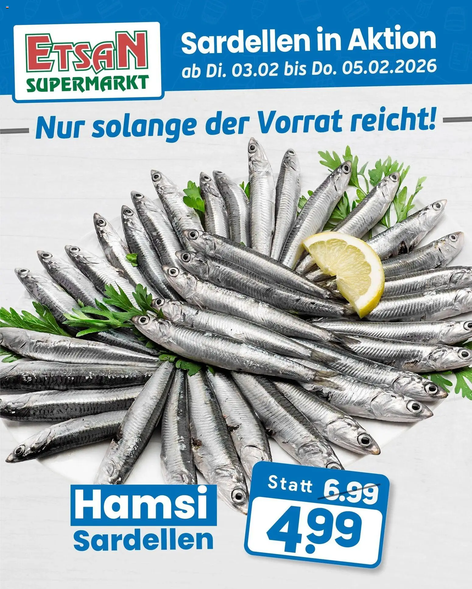 Vorschau der Angebote: ETSAN Sardellen imn Aktion gültig ab 03.02.2026