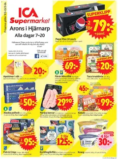 Förhandsgranska reklamblad Hjärnarp från butik ICA Supermarket gäller från 09/03/2026