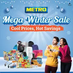 Preview of leaflet Winter Mega Sale from store Metro is valid from 27/10/2025