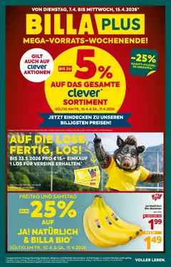 Vorschau der Angebote: Billa Plus Billa Plus Flugblatt - Salzburg gültig ab 07.04.2026