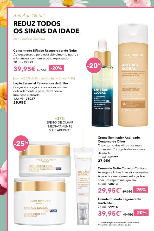 Novo catálogo Yves Rocher a partir de 17/04