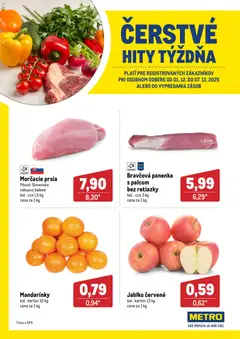 Náhľad Metro letáku platného od 01.12.2025