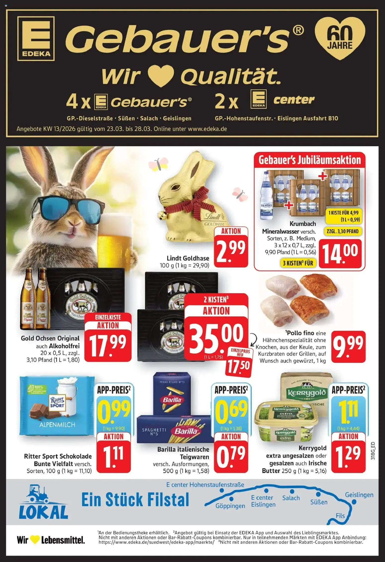 Vorschau von dem Prospekt des Geschäftes Edeka, gültig ab dem 23.03.2026