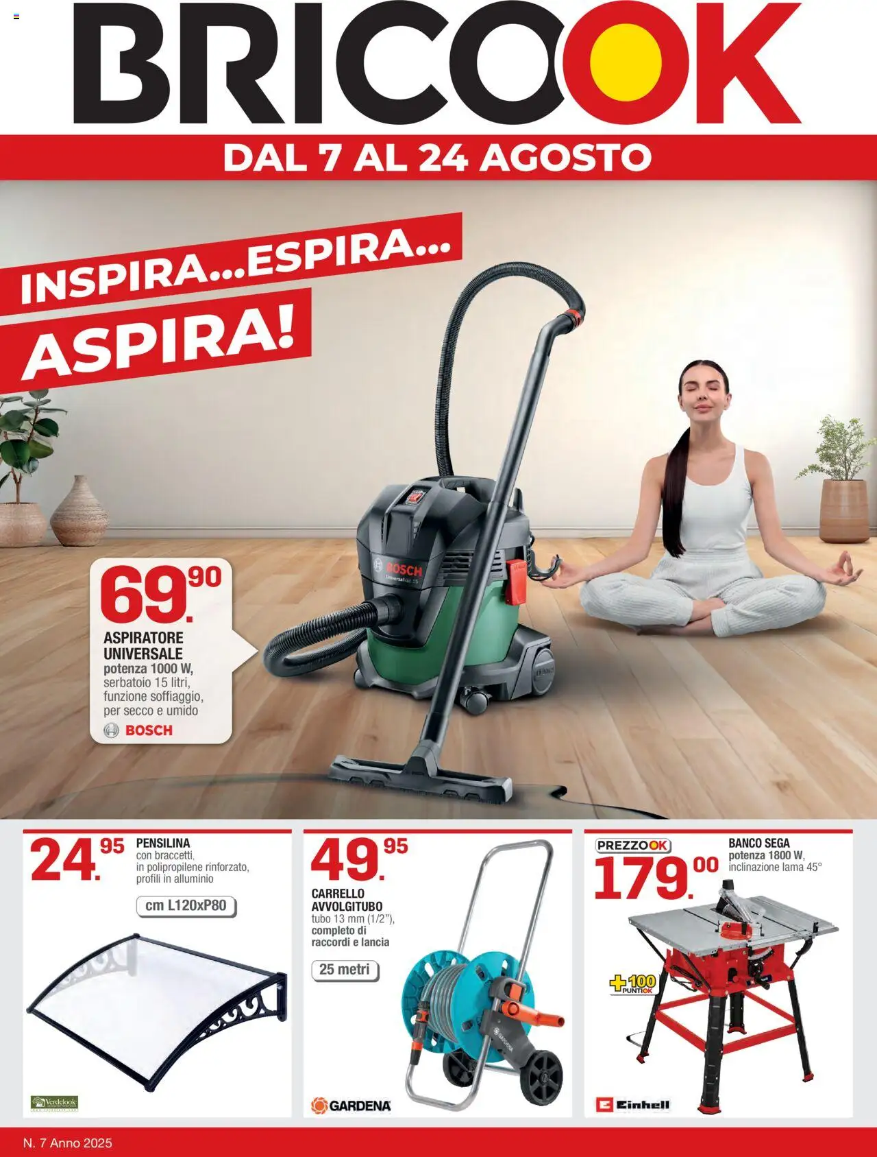 Volantino Brico OK valido da 07/08/2025 numero di pagina 1