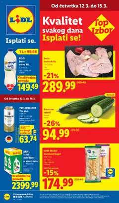 Pregled Lidl kataloga - važi od 12.03.2026