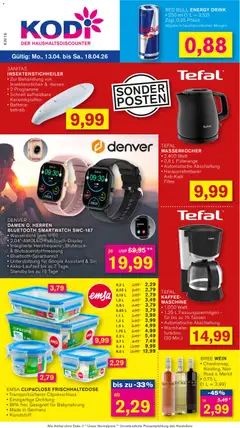 Vorschau von dem Prospekt des Geschäftes KODi, gültig ab dem 13.04.2026