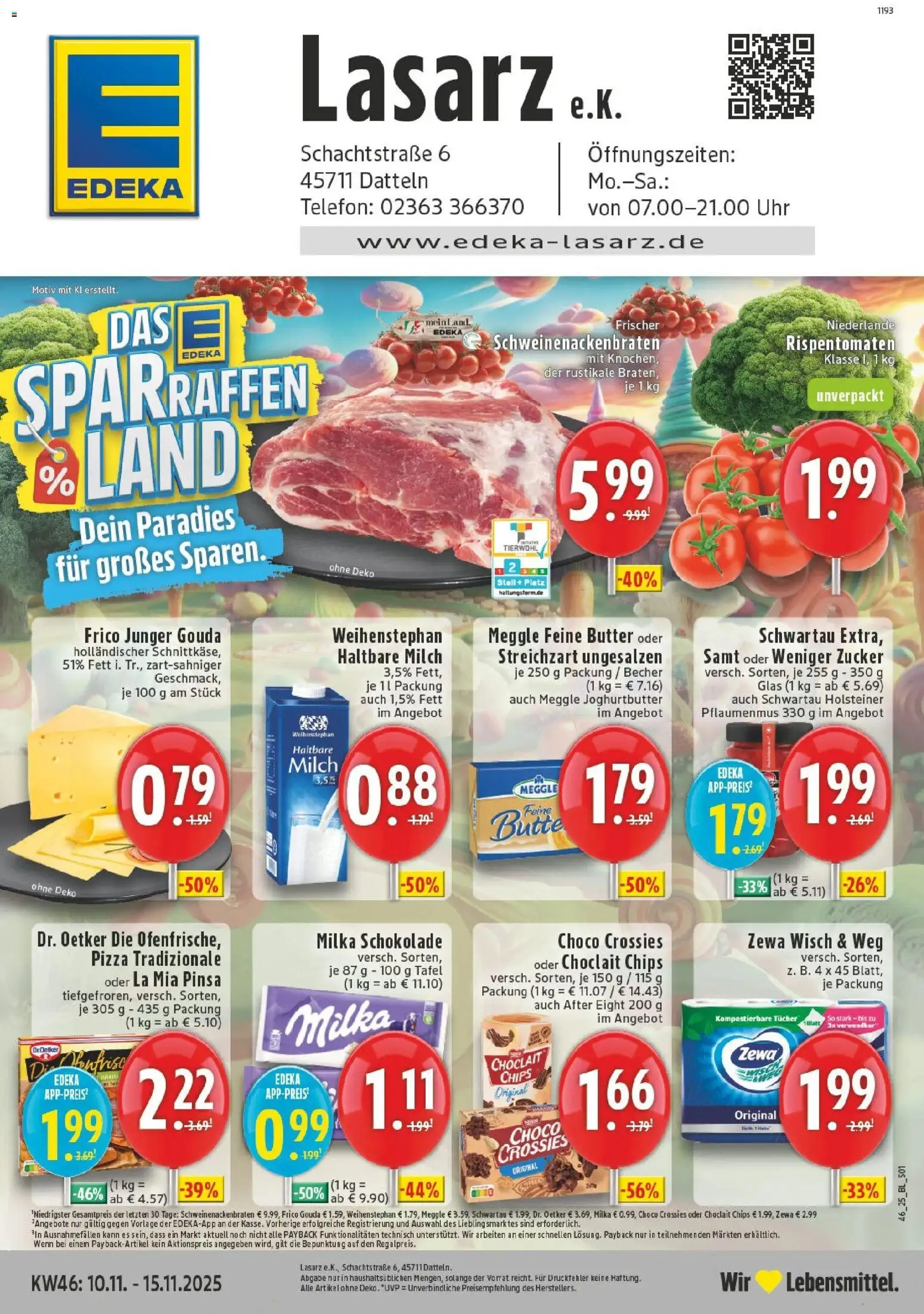 Vorschau von dem Prospekt des Geschäftes Edeka, gültig ab dem 10.11.2025