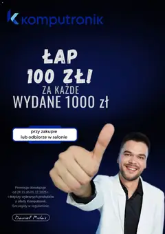 Pogląd gazetki "Black Friday" ze sklepu Komputronik ważnej od 24.11.2025