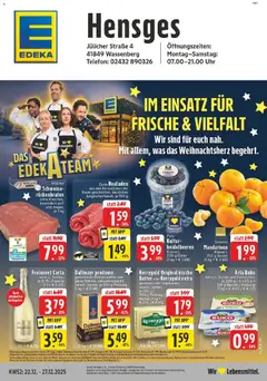Vorschau von dem Prospekt des Geschäftes Edeka, gültig ab dem 22.12.2025