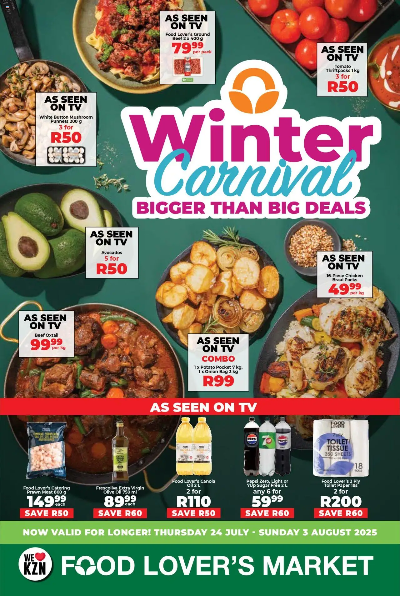Food Lover's Market KwaZulu-Natal - Weekly Specials from 24/07 - 03/08/2025 > Promotions