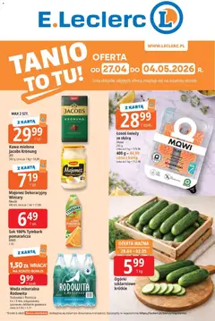 Pogląd gazetki "E.Leclerc gazetka - Radom" ze sklepu E.Leclerc ważnej od 27.04.2026