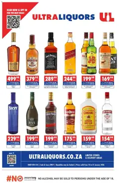 Preview of Ultra Liquors flyer valid from 16/01/2026