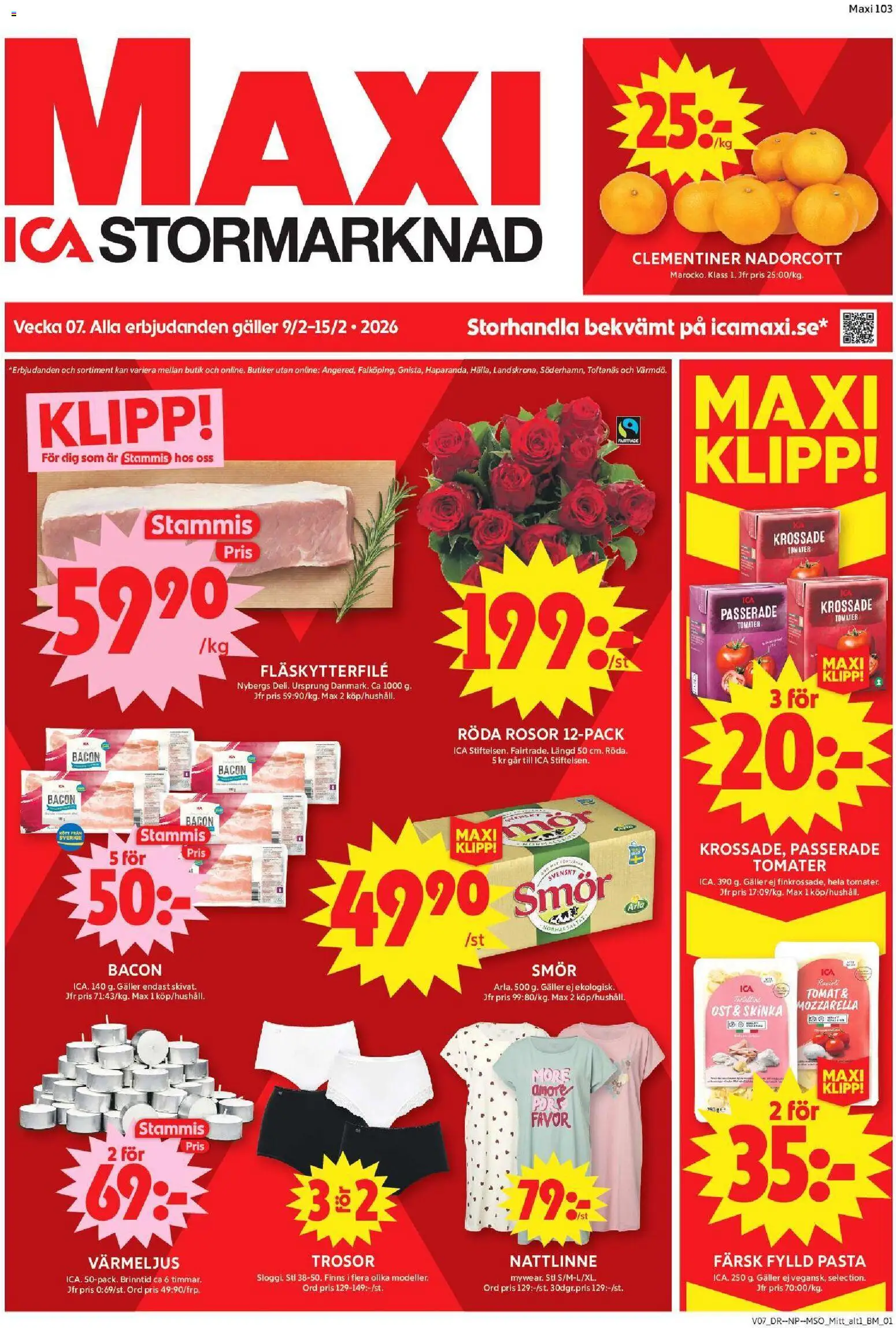 Förhandsgranska reklamblad Enköping från butik ICA Maxi gäller från 09/02/2026