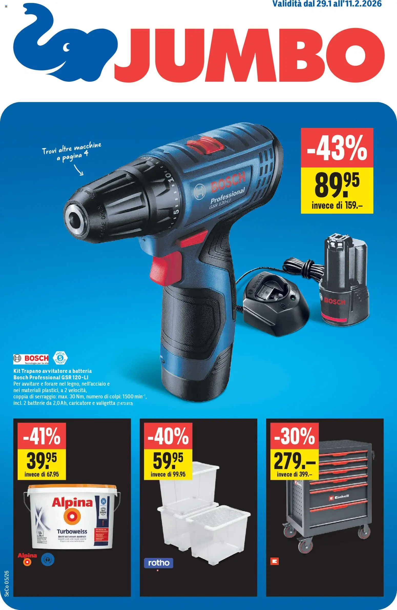 Vorschau des Merkblatts Aktionen IT vom Shop Jumbo gültig von 29.01.2026 bis 11.02.2026 - Bosch, Batterie