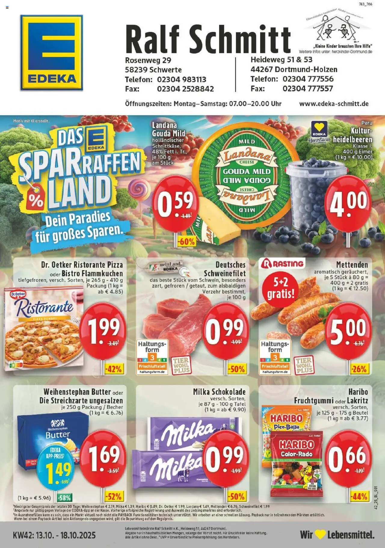 EDEKA Prospekt ab 13.10.2025 - Prospekt Dortmund-Holzen Online