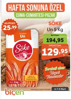 Biçen Market Biçen Market - Hafta Sonuna Özel 06.03.2026 - Broşürünün önizlemesi