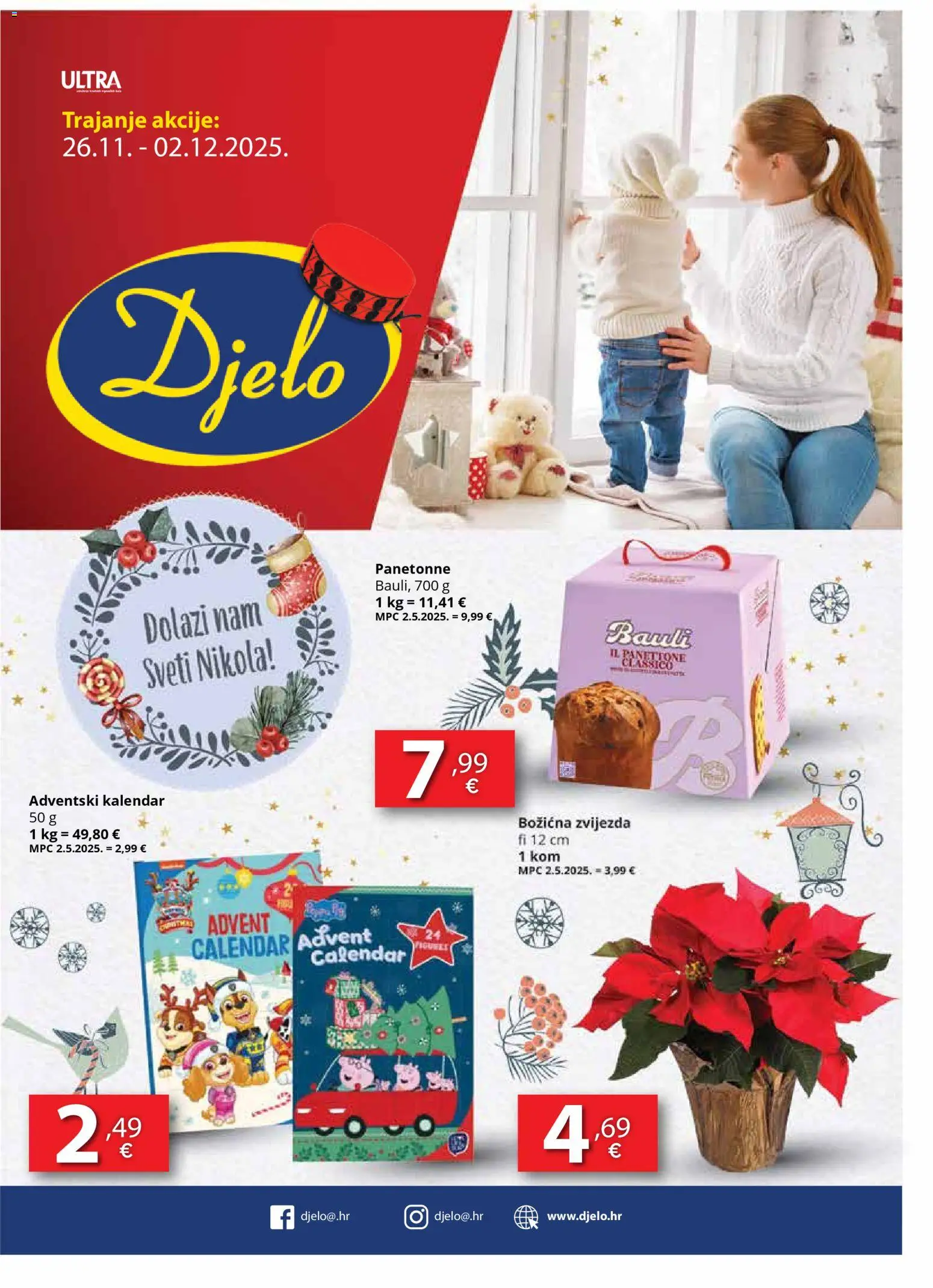 Pregled letka Katalog trgovine Djelo vrijedi od 26.11.2025