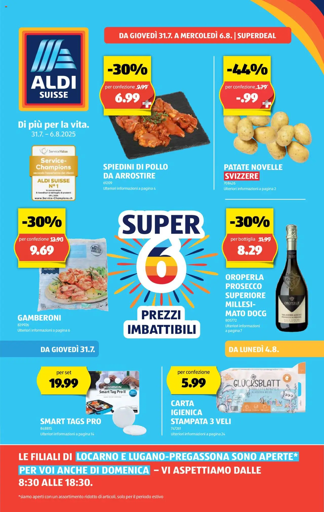 Aldi Volantino ab 31.07.2025 - Seitennummer 1