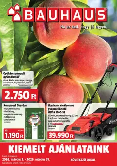 Bauhaus - Bauhaus akciós újság megtekintése, amely érvényes 2026.03.05.-től