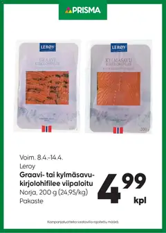 Kaupan Prisma Prisma tarjoukset Leroy esikatselu, voimassa 08/04/2026
