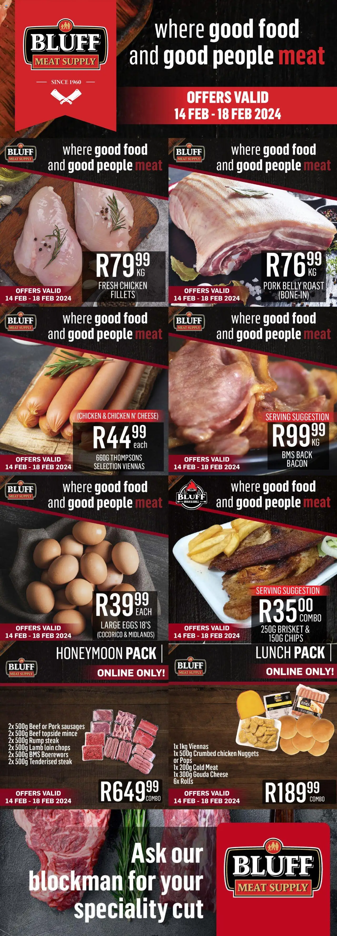Bluff Meat Supply Weekly Specials from 14/02 - 18/02/2025 > Promotions