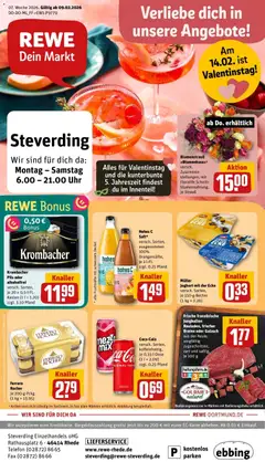 Vorschau von dem Prospekt des Geschäftes Rewe, gültig ab dem 09.02.2026