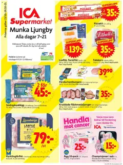 Förhandsgranska reklamblad Munka-Ljungby från butik ICA Supermarket gäller från 13/10/2025