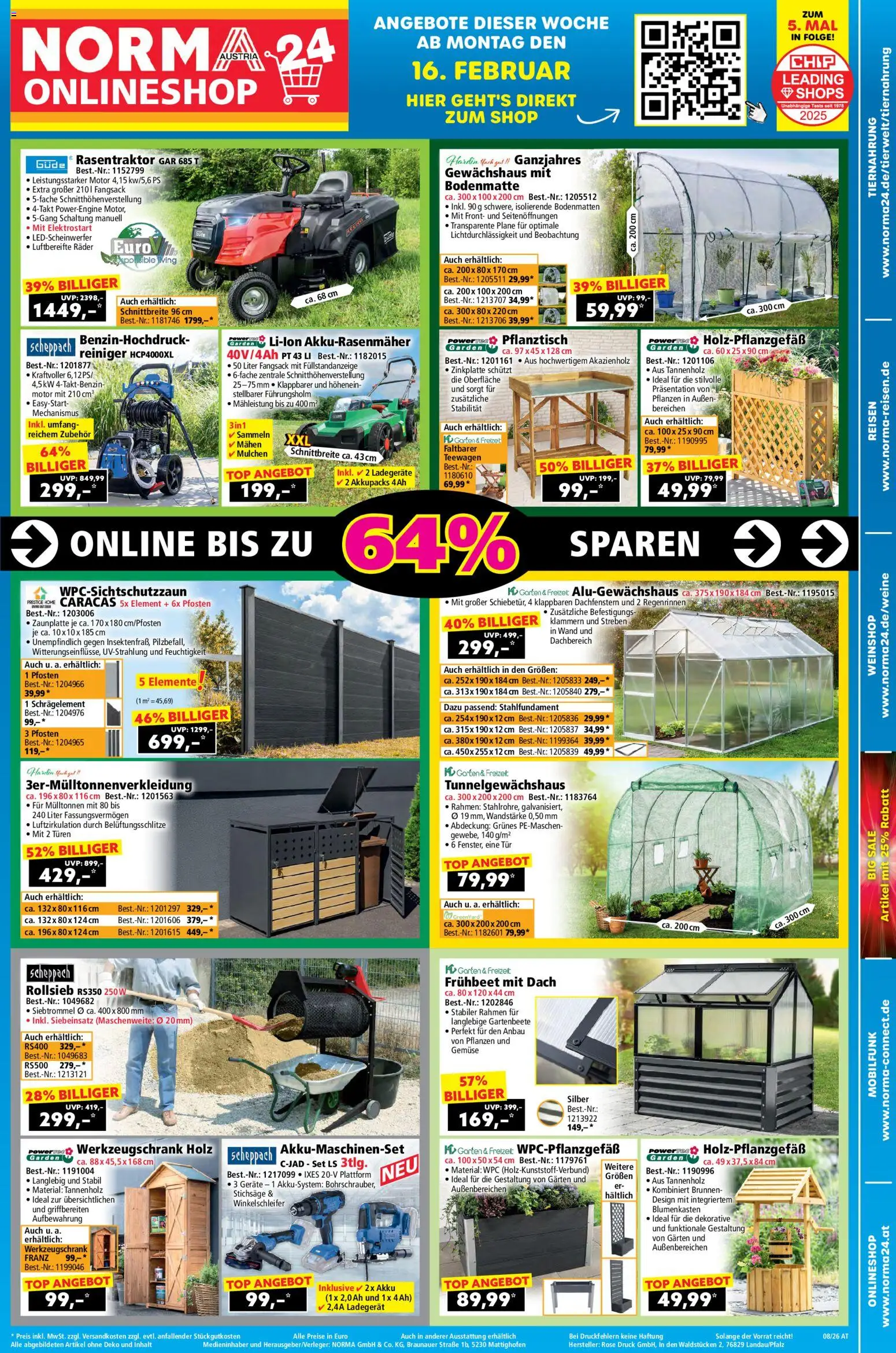 Vorschau der Angebote: Norma Online shop gültig ab 16.02.2026