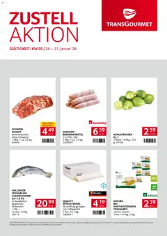 Vorschau der Angebote: Transgourmet Zustellaktion gültig ab 26.01.2026