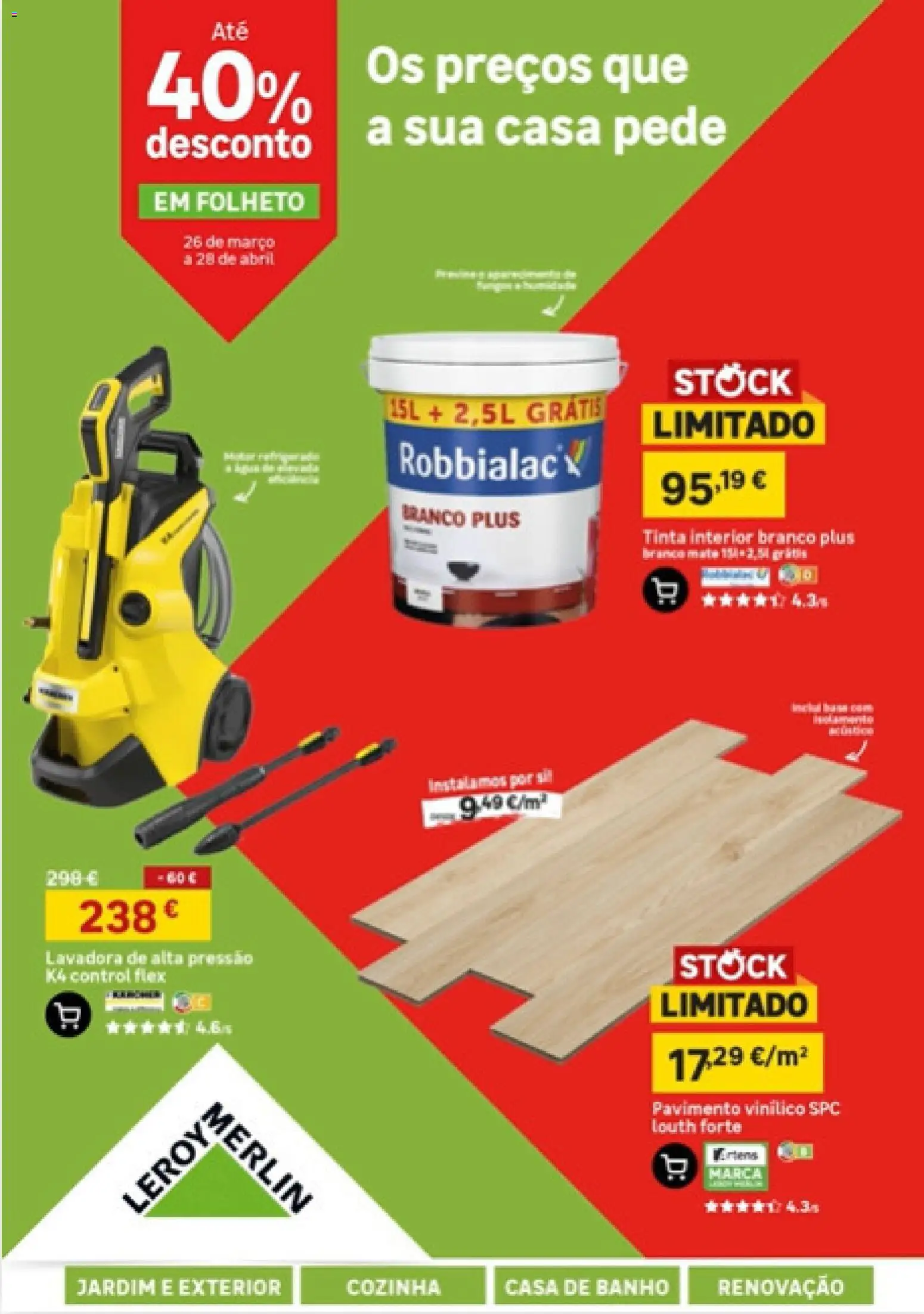 Pré-visualização do folheto da loja Leroy Merlin válida a partir de 26/03/2026