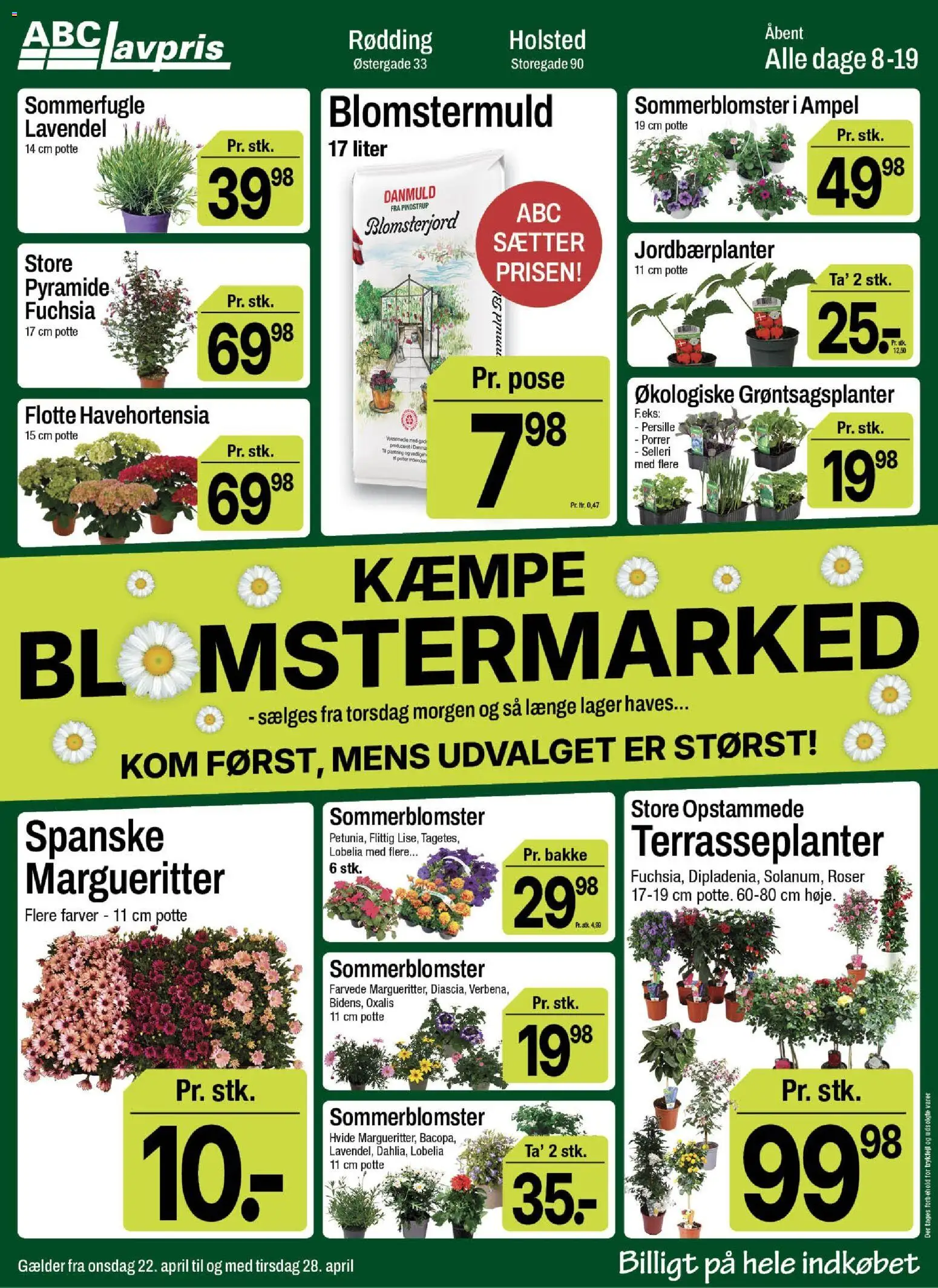 Eksempel på tilbudsavis Abc Lavpris - Holsted fra butik Abc Lavpris gyldig fra 22/04/2026