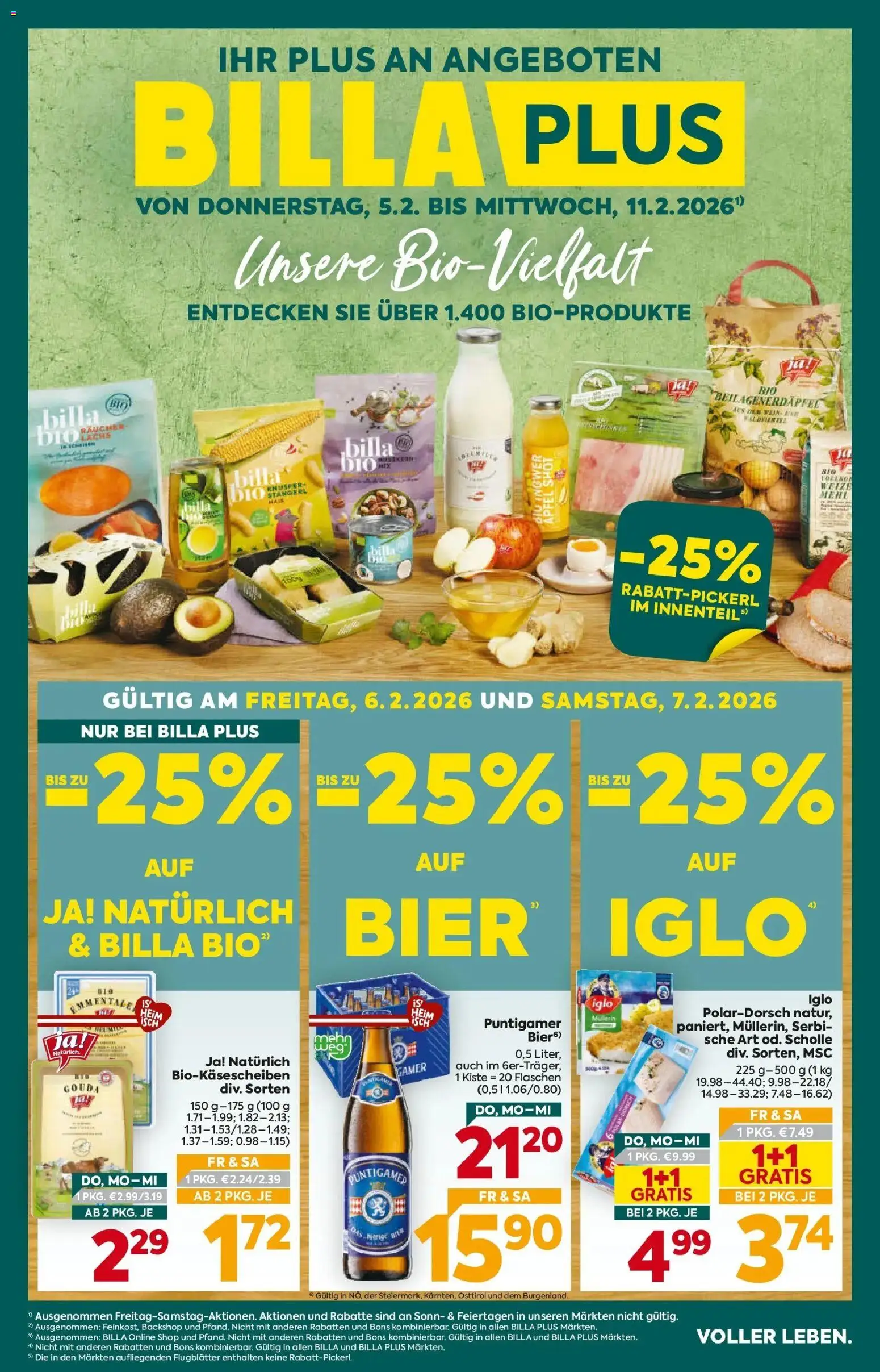 Vorschau der Angebote: Billa Plus BILLA PLUS: Flugblatt Südburgenland gültig ab 04.02.2026