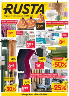 Kaupan Rusta Tarjoukset esikatselu, voimassa 29/09/2025