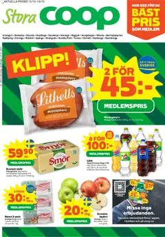 Förhandsgranska reklamblad Aktuella reklamblad Coop Forum från butik Coop Forum gäller från 13/10/2025