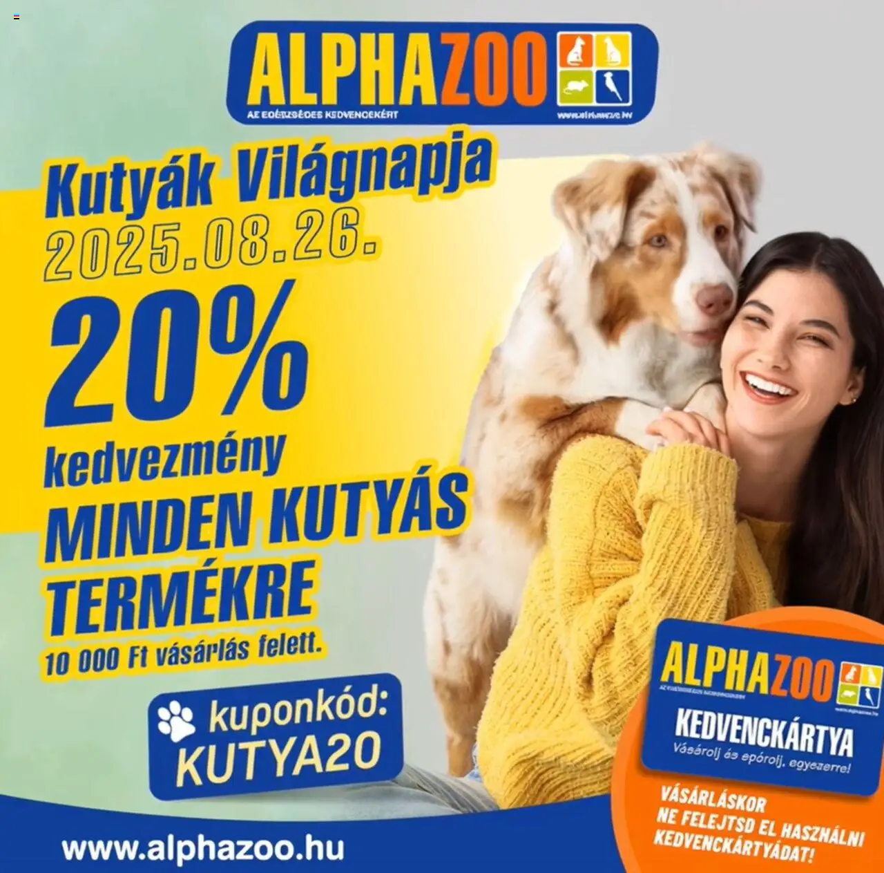 AlphaZoo aktuális szórólap, érvényes 2025.08.26.-től - 1 oldal
