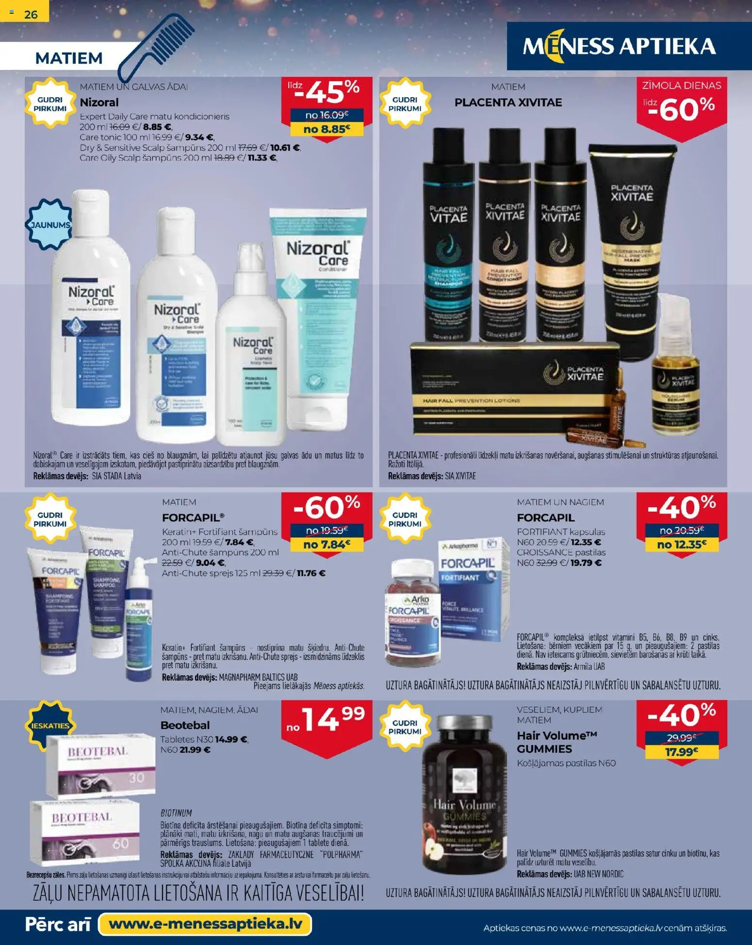 Skatīt Mēness aptieka akciju bukletu, derīgs no 2025.12.01
