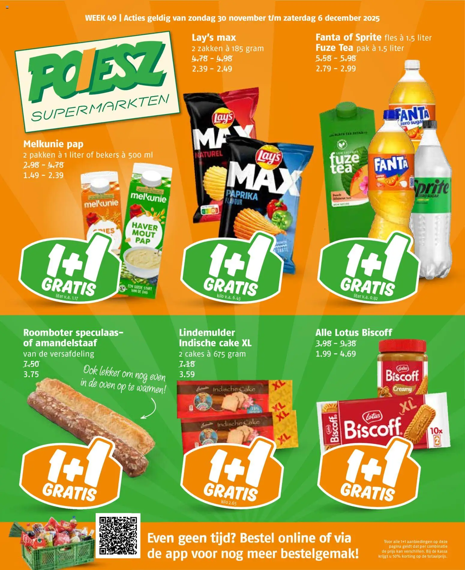 Voorbeeld van Folder week 49 van winkel Poiesz geldig vanaf 30-11-2025