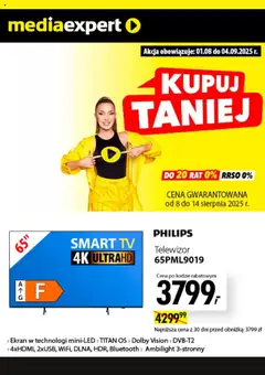 Pogląd gazetki "Promocje" ze sklepu Mediaexpert ważnej od 08.08.2025