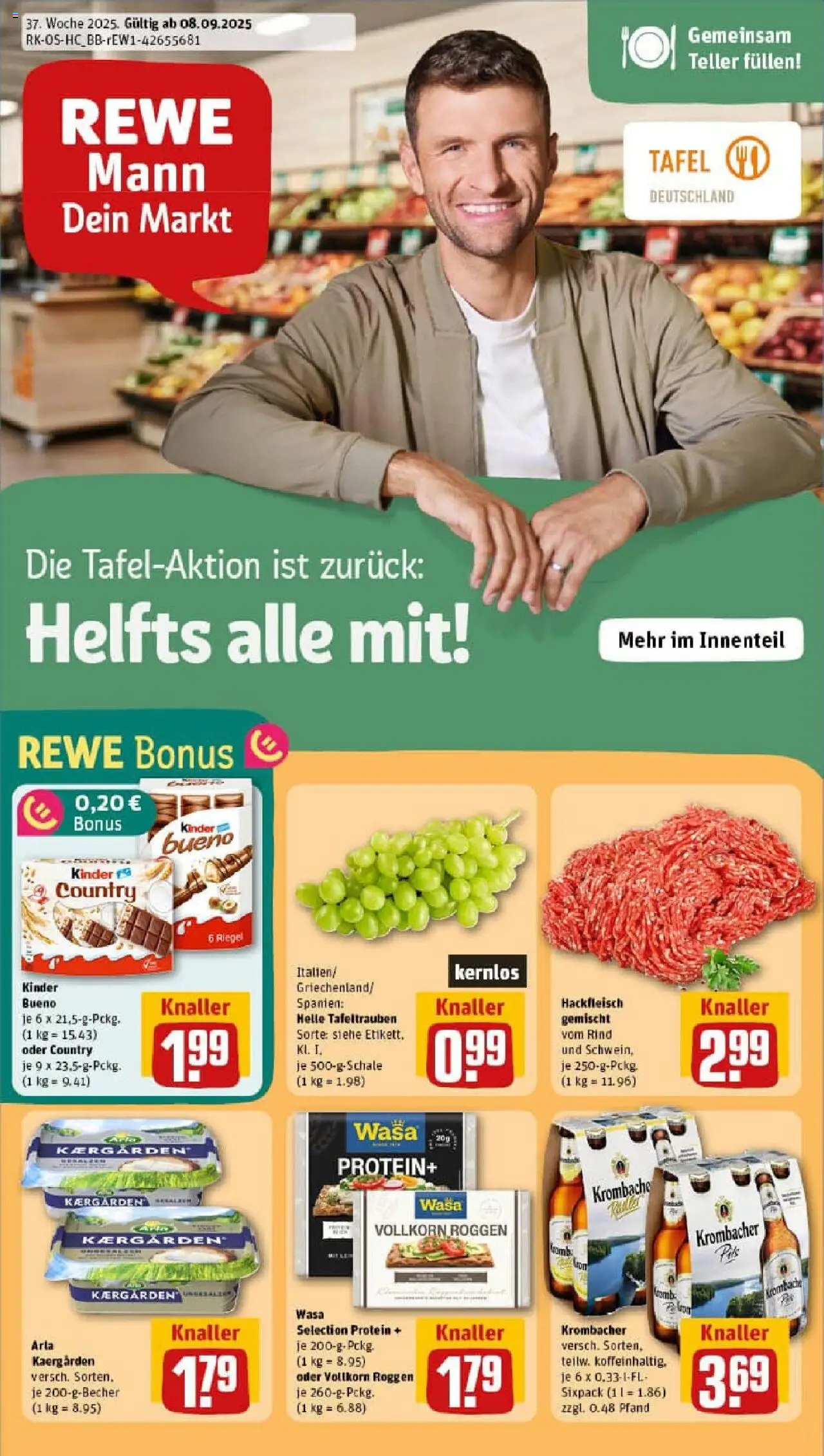 REWE Prospekt ab 07.09.2025 nächste Woche - Prospekt Halle (Saale)	