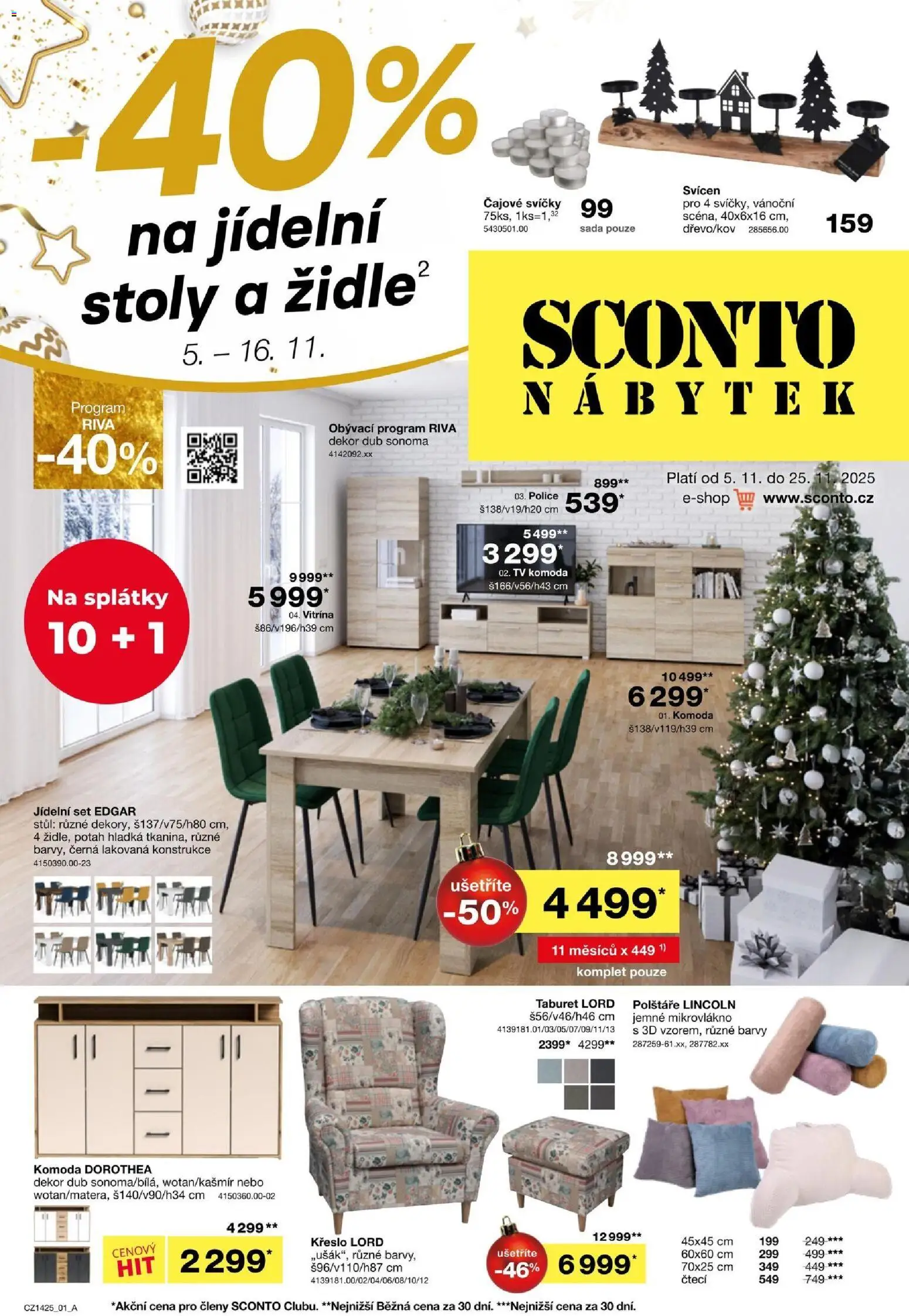 Náhled nabídky: Sconto nábytek Leták platný od 05.11.2025