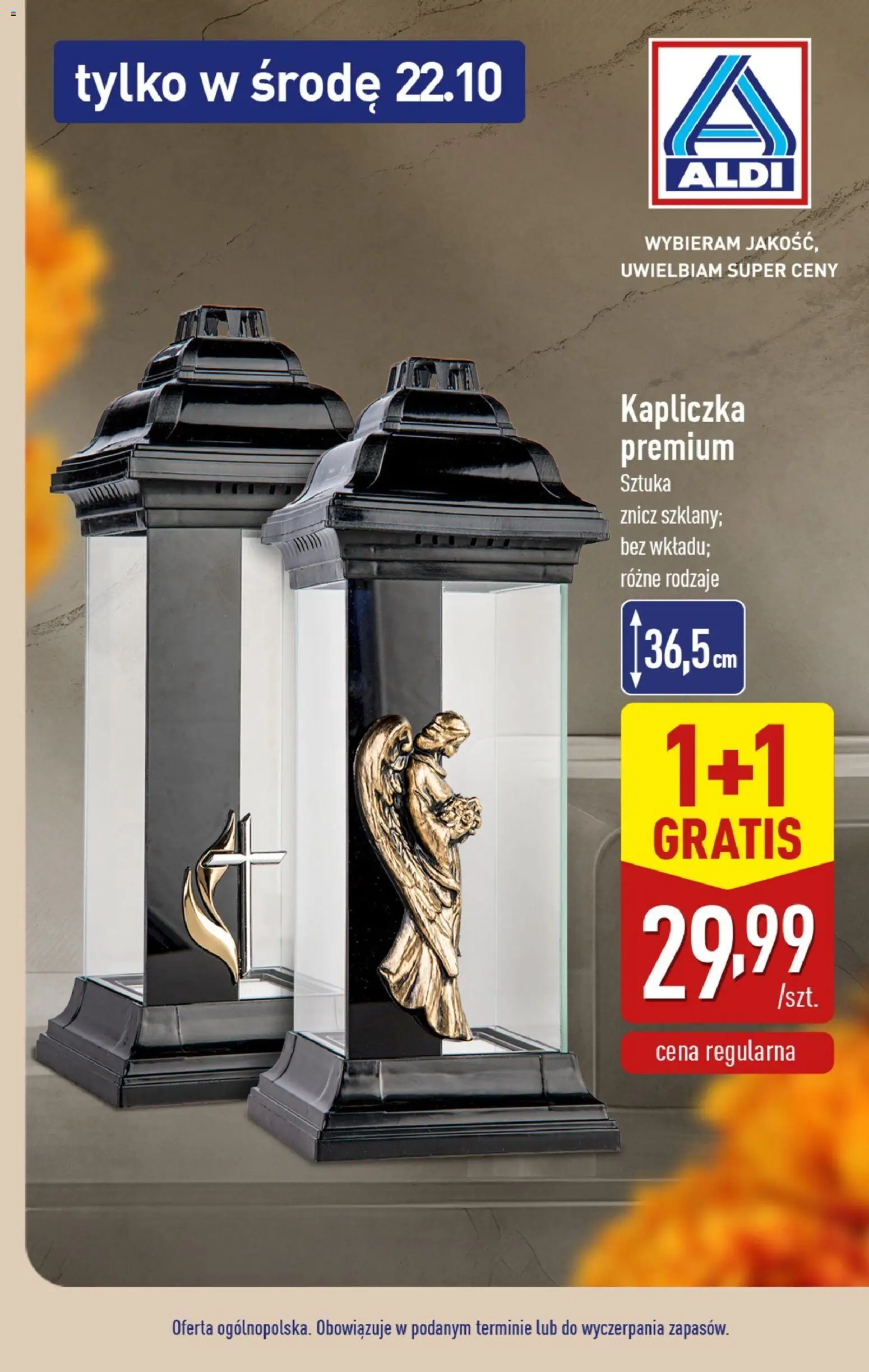 Aldi Znicz gratis od 22.10.2025 - Nowa Gazetka - Numer strony 1